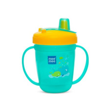 Deals, Discounts & Offers on Baby Care - Mee Mee 2 in 1 Spout and Straw Sipper Cup (Green),with Soft Spout & Straw, Anti-Leak, Detachable Handle,