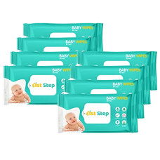 Deals, Discounts & Offers on Baby Care - 1st Step Baby Wet Wipes Enriched With Aloe-Vera And Jojoba Oil (80Pcs, Pack Of 8)