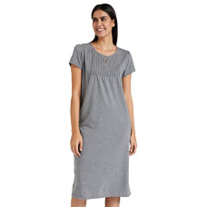 Deals and Offers on Women - Amazon Brand - Eden & Ivy Women's Cotton Knee Length Night Gown Deals, Discounts & Offers on Women - Amazon Brand - Eden & Ivy Women's Cotton Knee Length Night Gown