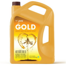 Deals and Offers on Food and Health - JIVO Gold Refined Oil Blend of Rice Bran oil & Sunflower Blended Oil Can(5 L) Deals, Discounts & Offers on Food and Health - JIVO Gold Refined Oil Blend of Rice Bran oil & Sunflower Blended Oil Can(5 L)
