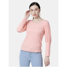 Deals, Discounts & Offers on Laptops - WesthoodCasual Regular Sleeves Solid Women Pink Top