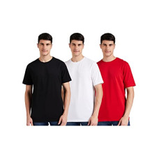 Deals and Offers on Men - Amazon Brand - Symbol Men's Regular Fit T-Shirt (Pack of 3) Deals, Discounts & Offers on Men - Amazon Brand - Symbol Men's Regular Fit T-Shirt (Pack of 3)