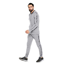 Deals, Discounts & Offers on Screwdriver Sets  - Maniac Printed Men's Grey Tracksuit - Large