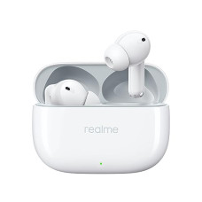 Deals, Discounts & Offers on Headphones - realme Buds T300 Truly Wireless in-Ear Earbuds with 30dB ANC, 360 Spatial Audio Effect, 12.4mm Dynamic Bass Boost Driver with Dolby Atmos Support, Upto 40Hrs Battery and Fast Charging (Youth White)
