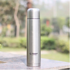 Deals, Discounts & Offers on  - Flipkart SmartBuy Double Insulated Flip 1000 ml Flask(Pack of 1, Grey, Silver, Steel)