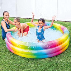 Deals, Discounts & Offers on  - Intex Sunset Glow Baby Pool, Multi Color