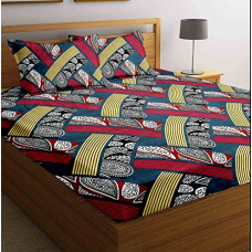 Deals and Offers on - BSB HOME Double Floral Bedsheet with 2 Pillow Covers | 144 TC Soft Brushed Microfiber - Breathable & Wrinkle Free - 3 Pcs Set Multicolour, Maroon & White Deals, Discounts & Offers on - BSB HOME Double Floral Bedsheet with 2 Pillow Covers | 144 TC Soft Brushed Microfiber - Breathable & Wrinkle Free - 3 Pcs Set Multicolour, Maroon & White