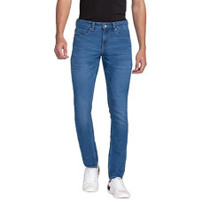 Deals, Discounts & Offers on Men - Spykar Men's Skinny Jeans (ECSKN-01BB-087_Light Blue_38)