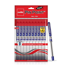 Deals and Offers on Electronics - Cello Pinpoint Blue Lightweight Grip Ball Pens, Set of 10 | Best Deals, Discounts & Offers on Electronics - Cello Pinpoint Blue Lightweight Grip Ball Pens, Set of 10 | Best