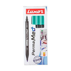 Deals and Offers on Stationery - Luxor Perma Medium Marker Pen, Green (Pack of 10) (9000030169) Deals, Discounts & Offers on Stationery - Luxor Perma Medium Marker Pen, Green (Pack of 10) (9000030169)