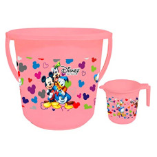 Deals and Offers on - Kuber Industries Disney Team Mickey Print 2 Pieces Unbreakable Virgin Plastic Bathroom Bucket With Mug Set- Pink, (1 Pc 16 LTR Bucket & 1 Pc 500 ML Mug) -HS_35_KUBMARTS17481 Deals, Discounts & Offers on - Kuber Industries Disney Team Mickey Print 2 Pieces Unbreakable Virgin Plastic Bathroom Bucket With Mug Set- Pink, (1 Pc 16 LTR Bucket & 1 Pc 500 ML Mug) -HS_35_KUBMARTS17481
