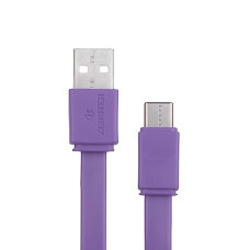Deals and Offers on - ZEBSTER Z-CC25 USB to Type C Cable, flat cable, supports upto 3A,Charge & Sync (Lavender) Deals, Discounts & Offers on - ZEBSTER Z-CC25 USB to Type C Cable, flat cable, supports upto 3A,Charge & Sync (Lavender)