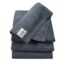 Deals, Discounts & Offers on  - SOFTSPUN Microfiber Cloth - 4 pcs - 40x40 cms - 340 GSM Grey- Thick Lint & Streak-Free Multipurpose Cloths - Automotive Microfibre Towels