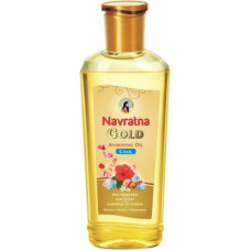 Deals and Offers on - Navratna Gold Ayurvedic Oil|Non Sticky & Non Greasy|With Almonds & 9 Herbs Hair Oil(300 ml) Deals, Discounts & Offers on - Navratna Gold Ayurvedic Oil|Non Sticky & Non Greasy|With Almonds & 9 Herbs Hair Oil(300 ml)