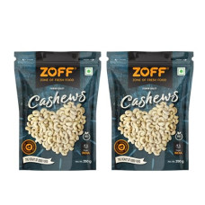 Deals and Offers on - Zoff Premium Whole Cashews | Whole Crunchy Cashew | Pack of 2-250gm each | Premium Kaju nuts | Nutritious & Delicious | Gluten Free | Source of Minerals & Vitamins | Net 500gm Deals, Discounts & Offers on - Zoff Premium Whole Cashews | Whole Crunchy Cashew | Pack of 2-250gm each | Premium Kaju nuts | Nutritious & Delicious | Gluten Free | Source of Minerals & Vitamins | Net 500gm