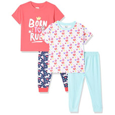 Deals and Offers on Baby Care - MINITATU Girl's Cotton Solid T-Shirt and Pyjama Set Deals, Discounts & Offers on Baby Care - MINITATU Girl's Cotton Solid T-Shirt and Pyjama Set