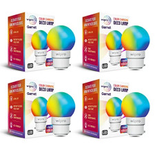 Deals and Offers on - wipro Deco 0.5W Led Bulb, Multicolour (Pack of 4, B22) Deals, Discounts & Offers on - wipro Deco 0.5W Led Bulb, Multicolour (Pack of 4, B22)
