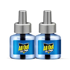 Deals, Discounts & Offers on  - All Out Ultra Liquid Vaporizer, 2 Refills (45ml each) | Kills Dengue, Malaria & Chikungunya Spreading Mosquitoes| India's Only Mosquito Killer Brand Recommended by Indian Medical Association