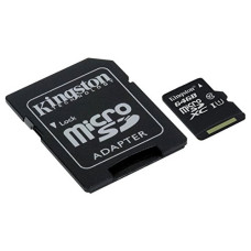 Deals and Offers on - Kingston Canvas Select 64GB Class 10 MicroSDXC Memory Card with Adapter (SDCS/64GBIN) Deals, Discounts & Offers on - Kingston Canvas Select 64GB Class 10 MicroSDXC Memory Card with Adapter (SDCS/64GBIN)