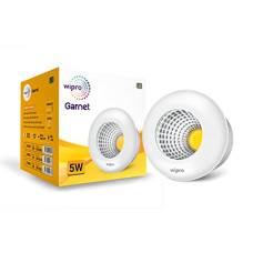 Deals, Discounts & Offers on  - Wipro Garnet 5W LED Cabinet COB | Warm White Light (2700K) | Compact Design