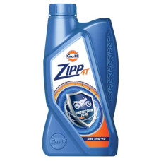 Deals, Discounts & Offers on Lubricants & Oils - Gulf Zipp 4T 20W40 2 Wheeler Bike Engine Oil [1L]