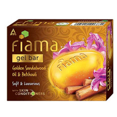 Deals and Offers on - Fiama Gel bathing bar Golden Sandalwood oil and Patchouli with skin conditioners Deals, Discounts & Offers on - Fiama Gel bathing bar Golden Sandalwood oil and Patchouli with skin conditioners