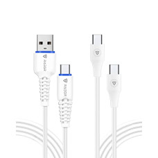 Deals and Offers on - RAEGR RapidLine 100 is Type C to C & Type A to C Cable Combo, (1M/3.3ft) | Type-C to C | 3A Cable Up to 20W PD Fast Charging and USB Type-A to C 2.4A Cable Up to 20W PD Fast Charging - White RG10337 Deals, Discounts & Offers on - RAEGR RapidLine 100 is Type C to C & Type A to C Cable Combo, (1M/3.3ft) | Type-C to C | 3A Cable Up to 20W PD Fast Charging and USB Type-A to C 2.4A Cable Up to 20W PD Fast Charging - White RG10337