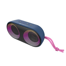 Deals and Offers on - ZEBRONICS Zeb-Music Bomb X Mini Bluetooth 5.0 Speaker with IPX5 Waterproof, 5W RMS, Voice Assistant, Powerful Bass, 11H* Backup, RGB Lights, mSD/FM Radio, Call Function & Type C Charging(Blue) Deals, Discounts & Offers on - ZEBRONICS Zeb-Music Bomb X Mini Bluetooth 5.0 Speaker with IPX5 Waterproof, 5W RMS, Voice Assistant, Powerful Bass, 11H* Backup, RGB Lights, mSD/FM Radio, Call Function & Type C Charging(Blue)