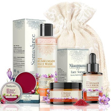Deals and Offers on - Khadi Pureus Herbals Kumkumadi Oil Face Serum, Kumkumadi Night Cream & Kumkumadi Face Wash + Beetroot Lip Balm Deals, Discounts & Offers on - Khadi Pureus Herbals Kumkumadi Oil Face Serum, Kumkumadi Night Cream & Kumkumadi Face Wash + Beetroot Lip Balm