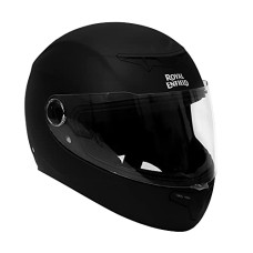 Deals, Discounts & Offers on  - Royal Enfield TPEX Full Face Helmet with Clear Visor Matt Black, Size: XL(61-62cm)