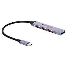 Deals and Offers on - Zebronics TA200U Type C to USB 3.0 4 Port hub with Hi Speed Data Transfer, Aluminum + ABS Body, 15cm Cable, Sleek Design and Plug Play Usage Deals, Discounts & Offers on - Zebronics TA200U Type C to USB 3.0 4 Port hub with Hi Speed Data Transfer, Aluminum + ABS Body, 15cm Cable, Sleek Design and Plug Play Usage