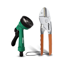 Deals and Offers on Gardening Tools - Visko GTK Garden Tool Set (Green, Black and Orange, 2-Pieces) Deals, Discounts & Offers on Gardening Tools - Visko GTK Garden Tool Set (Green, Black and Orange, 2-Pieces)