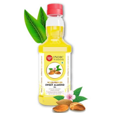Deals, Discounts & Offers on Lubricants & Oils - IndicWisdom Wood pressed sweet almond oil 100ml (Mamra Almonds - Cold Pressed - Extracted on Wooden Churner) | Kolhu/Kacchi Ghani/Chekku