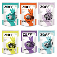 Deals and Offers on - ZOFF Blended Kitchen spices - Pack of 6 |Pack Contains - Shahi Biryani Masala 100 g , Garam masala 100 g , Kitchen King Masala 100 g , Chhole masala 50 g , Pavbhaji masala 50 g , Chaat masala 100 g . Tasty and Spicy | Add excellent test to your food | Net Deals, Discounts & Offers on - ZOFF Blended Kitchen spices - Pack of 6 |Pack Contains - Shahi Biryani Masala 100 g , Garam masala 100 g , Kitchen King Masala 100 g , Chhole masala 50 g , Pavbhaji masala 50 g , Chaat masala 100 g . Tasty and Spicy | Add excellent test to your food | Net