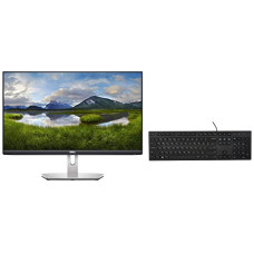 Deals, Discounts & Offers on  - Dell 24 Monitor-S2421H in-Plane Switching (IPS), Flicker-Free Screen, 1920 x 1080 Full HD with AMD Free Sync, 75Hz Refresh Rate, Dual HDMI Ports & Dual 3W Speakers & KB216 Wired USB Keyboard  Black