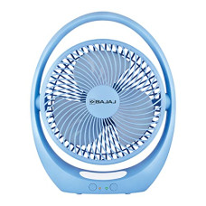 Deals and Offers on - Bajaj Pygmy Go 178 mm Mini Fan with LED Lighting| Rechargeable Fan| USB Charging Fan| 4-hours Battery Backup| 3 Fan Speed| 2-Light Brightness Setting| High Speed Table Fan| Blue Portable Fan Deals, Discounts & Offers on - Bajaj Pygmy Go 178 mm Mini Fan with LED Lighting| Rechargeable Fan| USB Charging Fan| 4-hours Battery Backup| 3 Fan Speed| 2-Light Brightness Setting| High Speed Table Fan| Blue Portable Fan