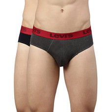 Deals and Offers on Men - Levi's Men's Cotton Blend Style #066 Active Regular Fit Solid Brief (Pack of 2) Deals, Discounts & Offers on Men - Levi's Men's Cotton Blend Style #066 Active Regular Fit Solid Brief (Pack of 2)