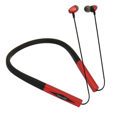 Deals, Discounts & Offers on Headphones - Hitage NBT-2865 Series Limited Edition 25 Hours Music Play time 39 Hours Talktime Original Sound Neckband Bluetooth Headset(Red, in The Ear)