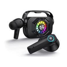 Deals, Discounts & Offers on  - Cosmic Byte CosmoBuds X50 True Wireless Earbuds (TWS), BT 5.3, 40ms Latency GOD Mode, Music Mode, RGB, 40Hrs, ENC, DNS Quad Mics, IPX5, Voice Assistant (Black)