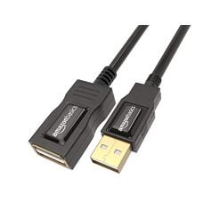 Deals, Discounts & Offers on  - Amazon Basics USB 2.0 Extension Cable - A-Male to A-Female For Personal Computer, Printer 3.3 Feet (Black, 1 Meters)