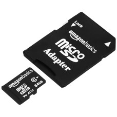Deals, Discounts & Offers on Accessories - Amazon Basics 64 GB Micro SD Card with Adapter | Upto 120 MB/s | Class 10 | U1, C10, V10 Speed Classes