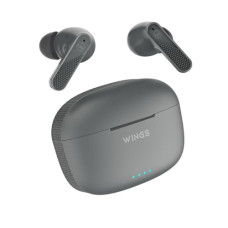 Deals, Discounts & Offers on Headphones - Wings Flobuds 400 Made in India High Fidelity Lifestyle Earbuds, Wireless Bluetooth 5.3, 50 Hrs Playtime with 10 Hours Earbuds Playtime, Best Earbuds with Smart ENC, Low Latency 40ms, Touch Controls