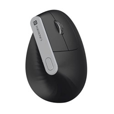 Deals, Discounts & Offers on  - Portronics Toad Ergo Vertical Advanced Wireless Ergonomic Mouse 2.4Ghz, 6D Button, Wrist Support, Adjustable DPI Upto 1200, Supports Hand Posture(Black)