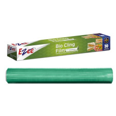 Deals, Discounts & Offers on  - Ezee 30 Meters 12 Inches Cling Film Wrap Biodegradable BPA Free | Multipurpose Food Wrapping Paper | Non-Stick Microwave Safe