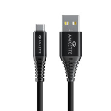 Deals and Offers on - AMKETTE PowerPro Type C Fast Charging Cable, USB to Type C Fast Charging with Up to 480 Mbps transfer speed Deals, Discounts & Offers on - AMKETTE PowerPro Type C Fast Charging Cable, USB to Type C Fast Charging with Up to 480 Mbps transfer speed