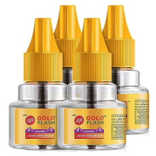 Deals and Offers on - Good knight Gold Flash Liquid Vapourizer | Mosquito Repellent Refill | Lavender Fragrance | Pack of 4 (45ml each) Deals, Discounts & Offers on - Good knight Gold Flash Liquid Vapourizer | Mosquito Repellent Refill | Lavender Fragrance | Pack of 4 (45ml each)