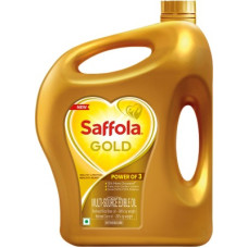 Deals and Offers on Food and Health - Saffola Gold Refined Cooking Rice Bran & Corn Blended Oil Can(3 L) Deals, Discounts & Offers on Food and Health - Saffola Gold Refined Cooking Rice Bran & Corn Blended Oil Can(3 L)