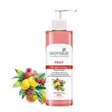 Deals, Discounts & Offers on  - Biotique Fruit Brightening Face Wash| Ayurvedic and Organically Pure| Advanced Swiss Technology |100% Botanical Extracts| Suitable