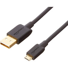 Deals and Offers on - AmazonBasics Micro Usb Fast Charging Cable For Android Phones With Gold Plated Connectors (3 Feet, Black) Deals, Discounts & Offers on - AmazonBasics Micro Usb Fast Charging Cable For Android Phones With Gold Plated Connectors (3 Feet, Black)