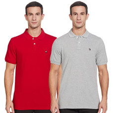 Deals, Discounts & Offers on Men - Amazon Brand - INKAST Men Polo Shirt (Pack of 2)